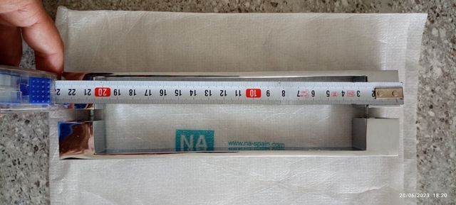 Maneta tirador acero inoxidable