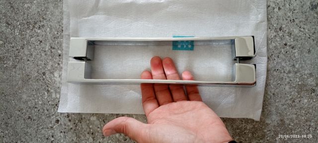 Maneta tirador acero inoxidable