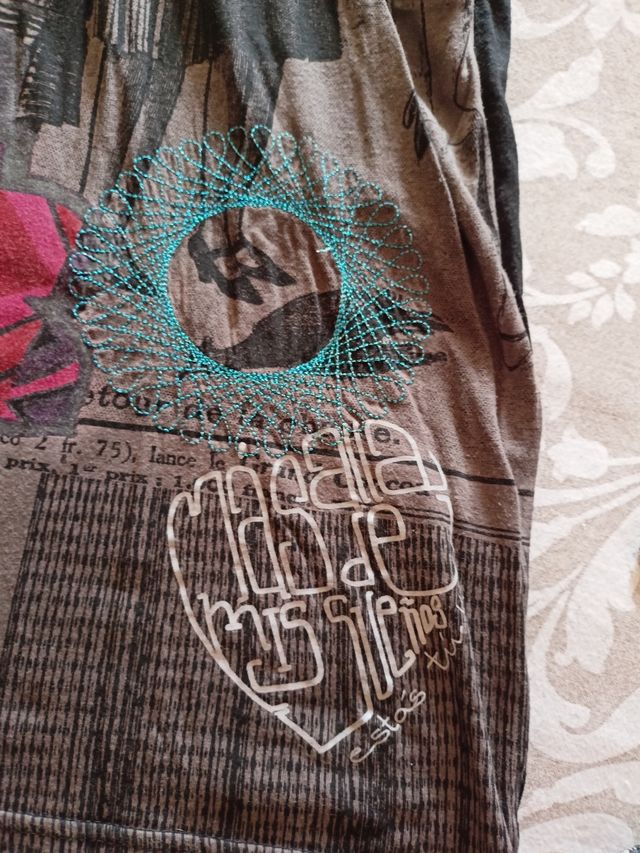 vestido desigual talla s