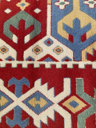 Alfombra grande de pura lana virgen