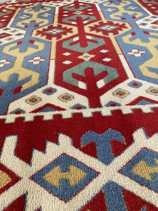 Alfombra grande de pura lana virgen