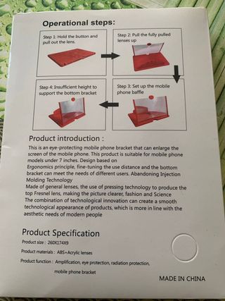 Proyector para móviles pantalla grande