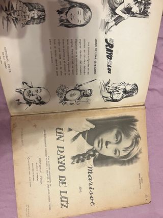 Album de cromos Marisol "Un rayo de luz"