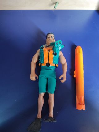 FIGURINE ARTICULÉE ACTION MAN Mission Grizzly - HASBRO 1999 - vintage