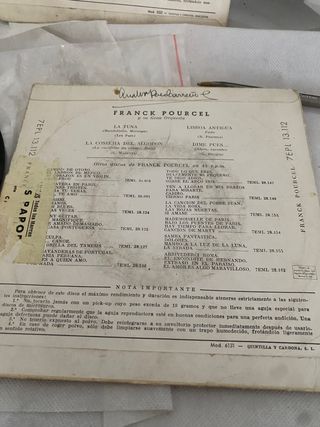 Lote de 4 vinilos antiguos