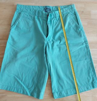 Pantalón Bermudas en verde, Tex +posible REGALO🎁