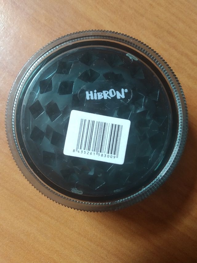 Cajita redonda plastico hoja