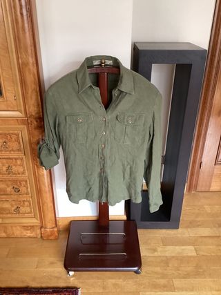 Camisa/ sobrecamisa verde militar
