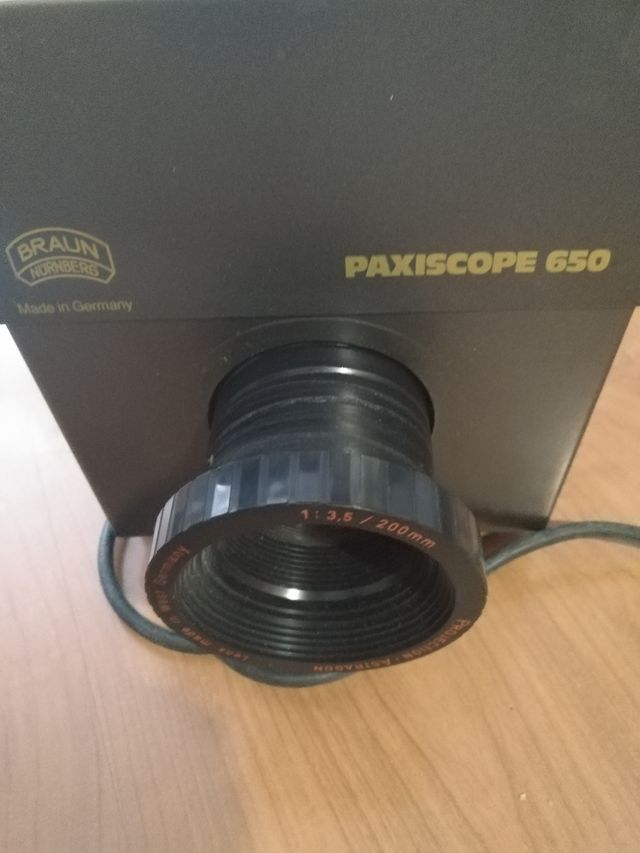 paxiscope lente proyector