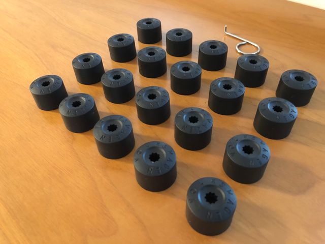 20 copribulloni per Volkswagen 17mm