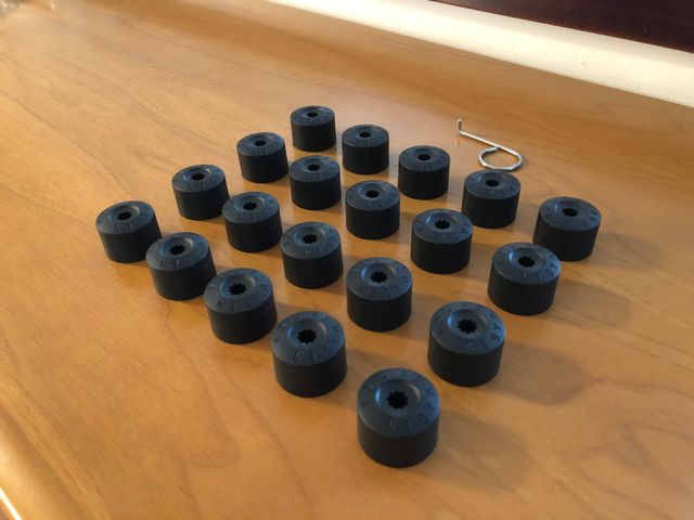 20 copribulloni per Volkswagen 17mm