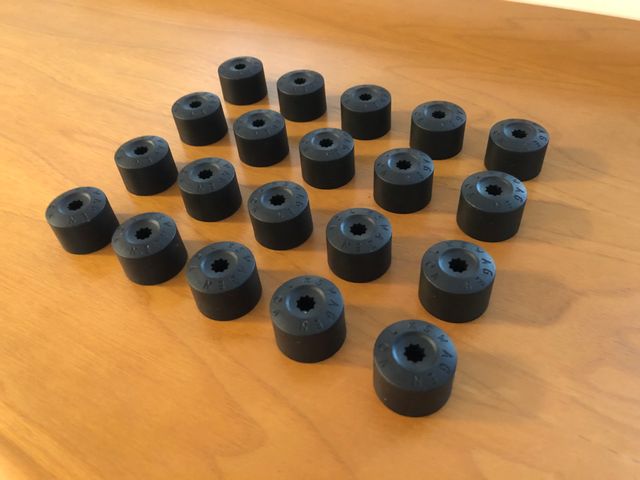 20 copribulloni per Volkswagen 17mm