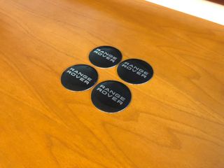 4 lenti adesive Range Rover nero 56mm