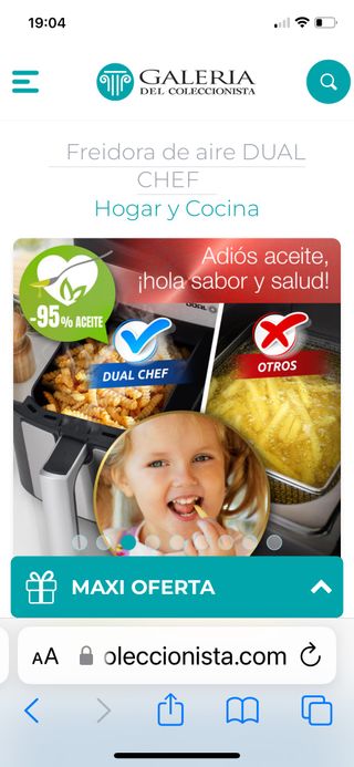 Freidora de aire DUAL CHEP