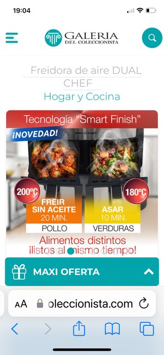 Freidora de aire DUAL CHEP