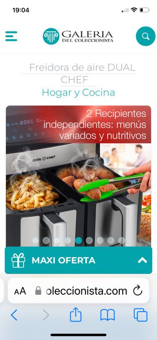 Freidora de aire DUAL CHEP