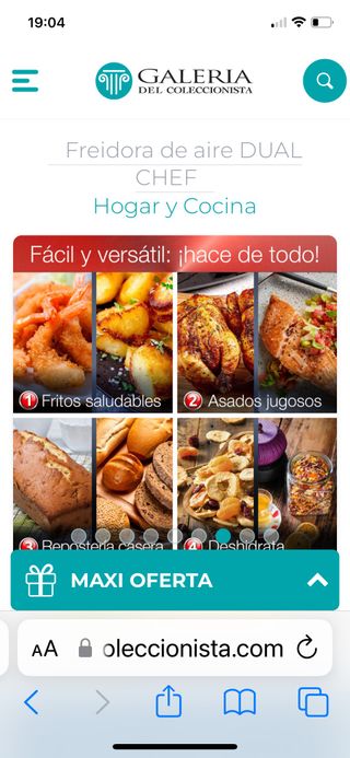 Freidora de aire DUAL CHEP