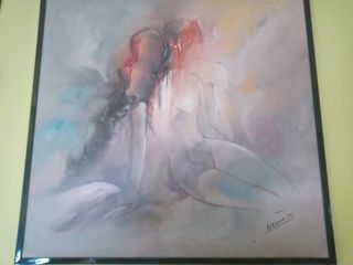 Cuadro de pareja al oleo