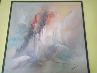 Cuadro de pareja al oleo