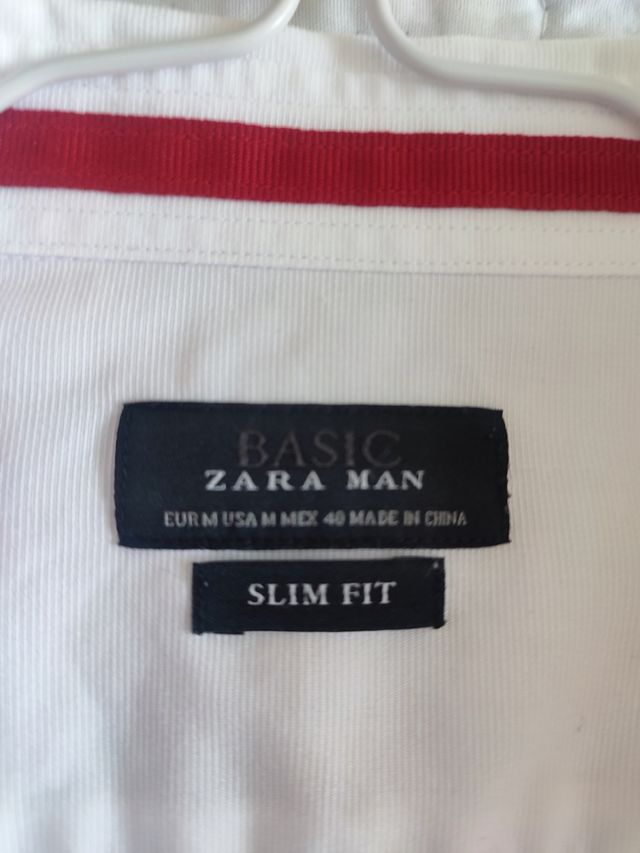 Camisa Zara Man Slim Fit talla M