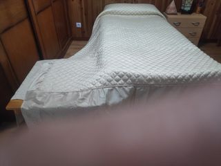 colcha bordada Marfil cama 135cm