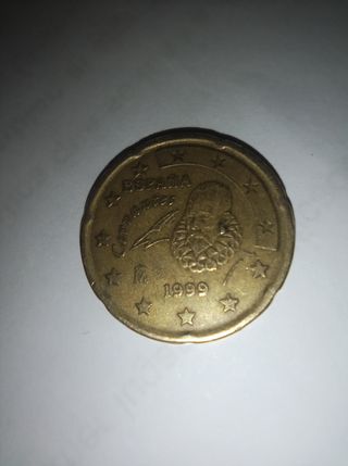 MONEDA con  ERROR DE ACUÑACION 1999
