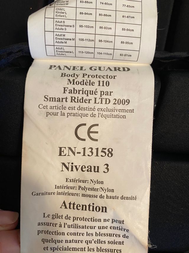 Chaleco equitación Smartrider niños