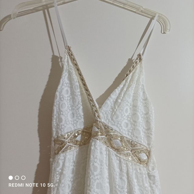 vestito lungo in pizzo taglia unica 