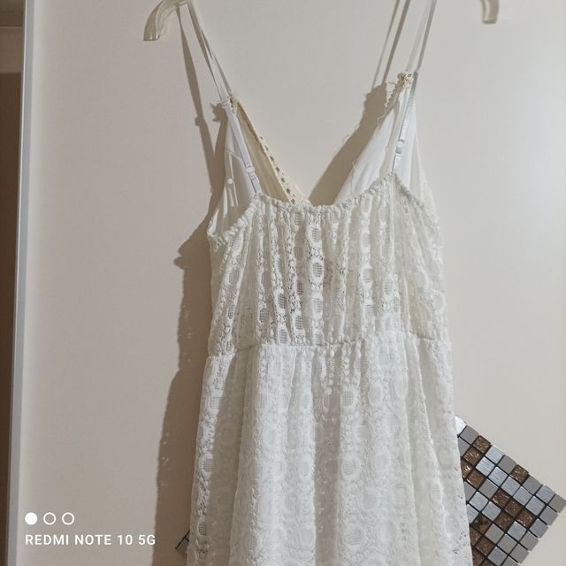 vestito lungo in pizzo taglia unica 