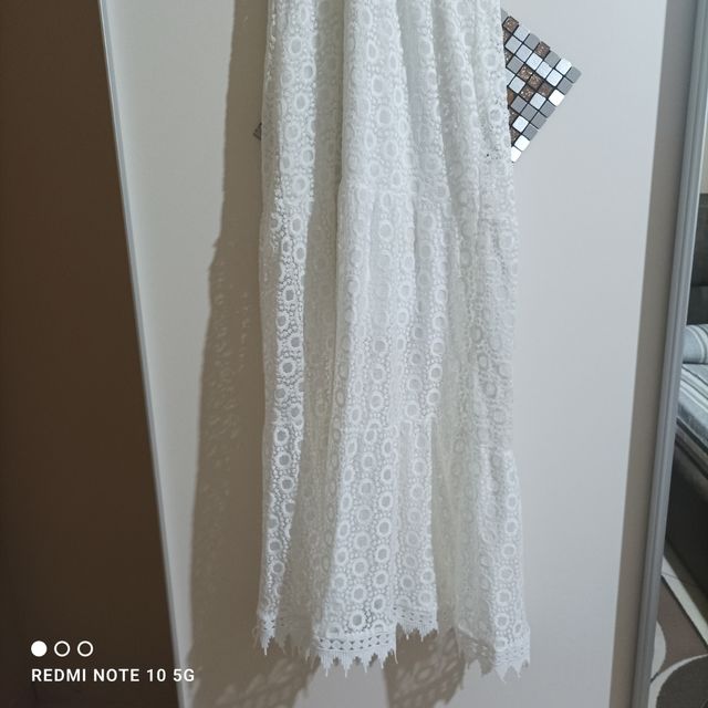 vestito lungo in pizzo taglia unica 