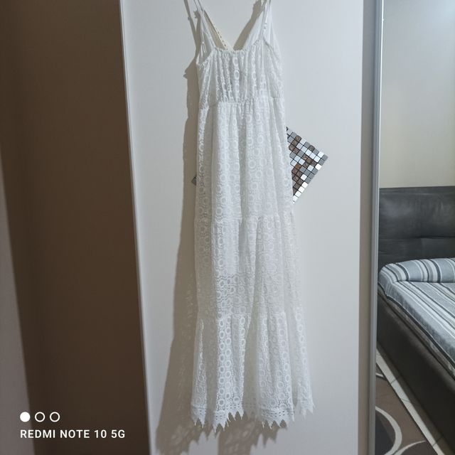 vestito lungo in pizzo taglia unica 