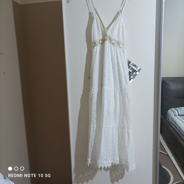 vestito lungo in pizzo taglia unica 