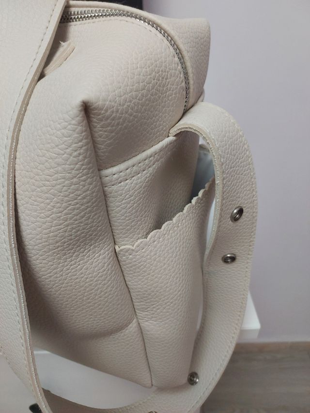 bolso maternidad pasito a pasito biscuit