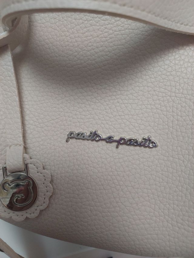 bolso maternidad pasito a pasito biscuit