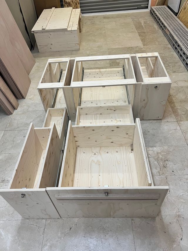 Mueble camper "Maletero T6"