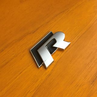 Stemma logo R Volkswagen nero 55x28mm