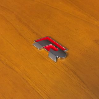 Stemma logo R Volkswagen rosso 55x28mm