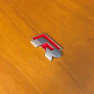 Stemma logo R Volkswagen rosso 55x28mm