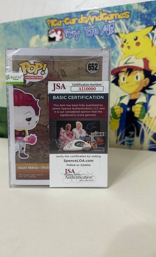 FUNKO Pop! Hunter x Hunter Hisoka 652 Signed JSA