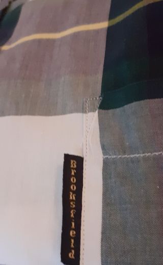 Camicia Brooksfield scozzese
