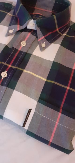 Camicia Brooksfield scozzese