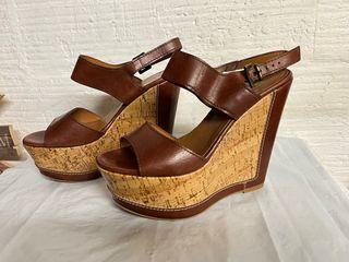SANDALIAS PLATAFORMA JEANNOT T. 38 piel
