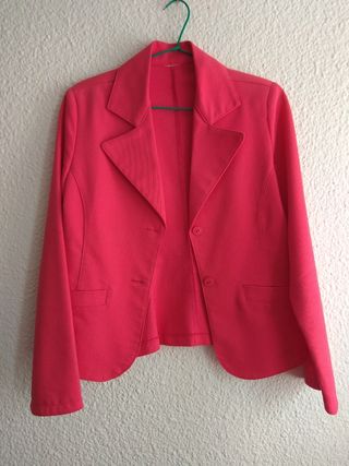 Americana de mujer rosa