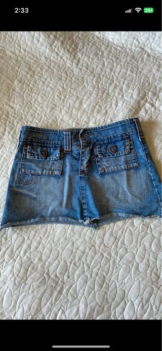 Falda  vaquera corta