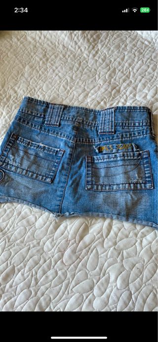 Falda  vaquera corta