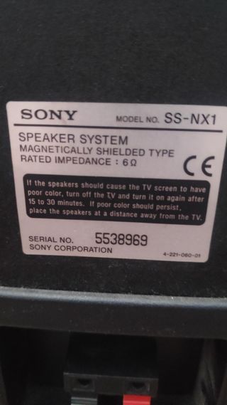 Altavoces Sony Alta fidelidad