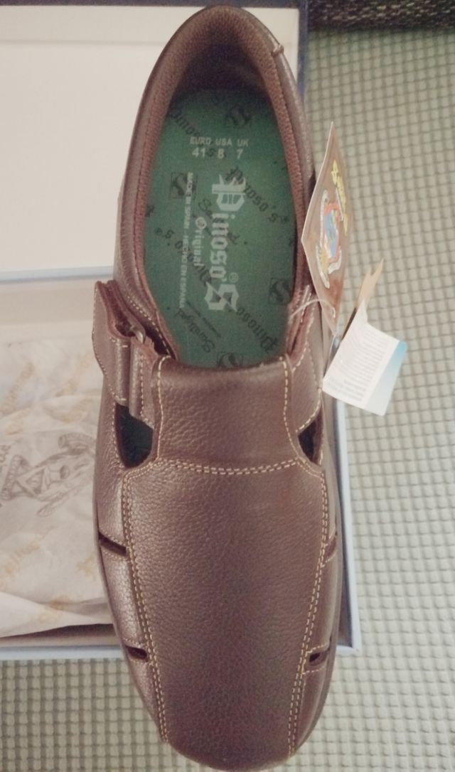 SUPER OFERTA
SANSALIAS HOMBRE DE PIEL.NUM.41