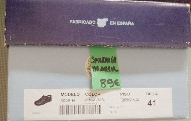 SUPER OFERTA
SANSALIAS HOMBRE DE PIEL.NUM.41