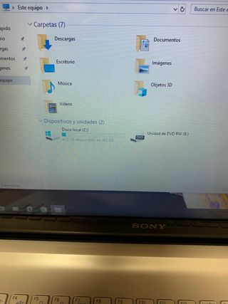 Sony Vaio de 15" intel i3/6Gb