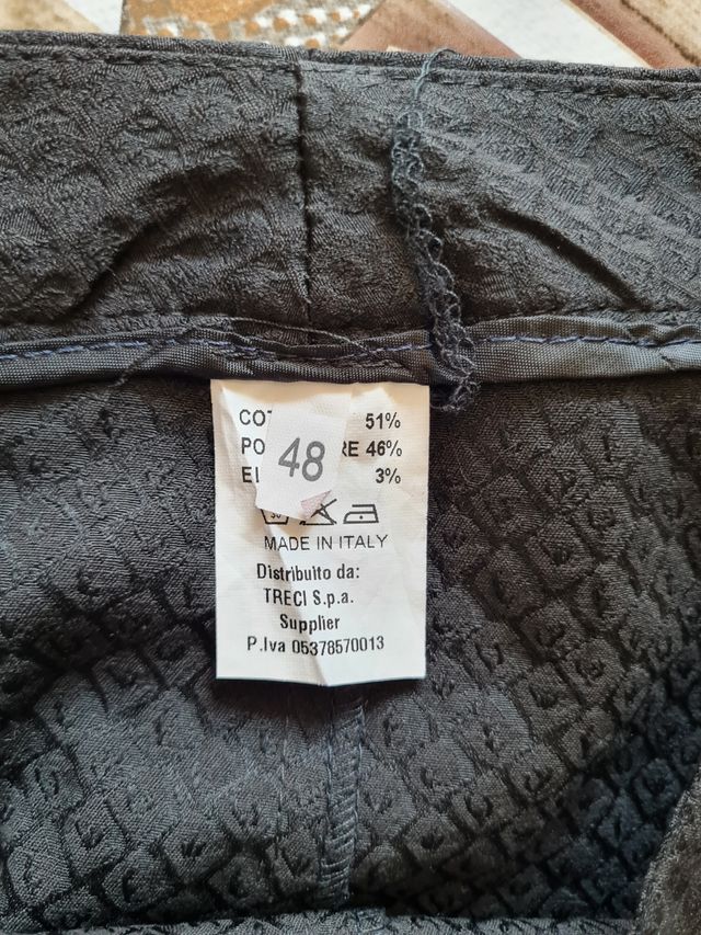 pantalone nero taglia 48